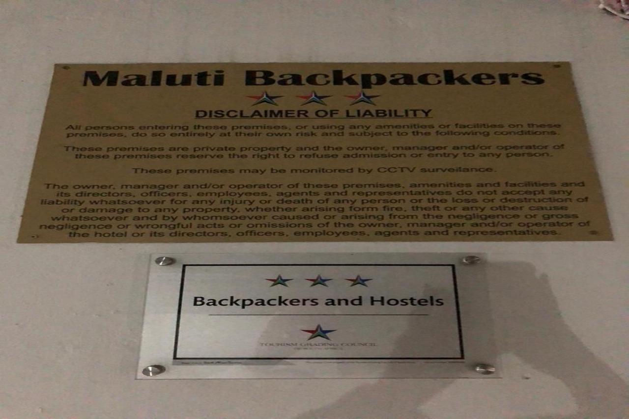 Maluti Backpackers Hotel Phuthaditjhaba Exterior foto